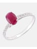 Diamant L'éternel Ring aus 375 Weißgold mit 1.2 Karat Diamant mit Rubin