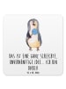 Mr. & Mrs. Panda Tischuntersetzer Pinguin Lolli mit Spruch in Weiß