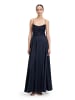 Vera Mont Abendkleid mit Wasserfallausschnitt in Night Sky
