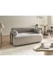 Beliani 2-Sitzer Sofa ELVA in Grau/Schwarz - (W) 170 x (H) 74 x (L) 100 cm