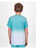 BIDI BADU Crew Junior Tee - black in Aqua/Weiß