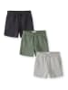 Minoti 3-er Pack Shorts 29FLEECE250 in graumeliert