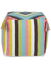 Beliani Pouf MONEASA in Bunt - (W) 45 x (H) 45 x (L) 45 cm
