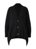 MIAMODA Strickjacke in schwarz
