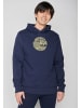 GreenBomb Hoodie Nature Mountain Circle in Marineblau