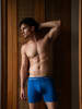 Happy Shorts Retro Boxer Neon in neon green/blue