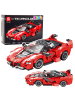 LEAN TOYS Bausteine ​​FXX-K Rennwagen Rot 360 Teile.