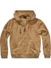 Brandit Jacke "Tactical Sweat Jacket" in Braun