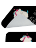 Mr. & Mrs. Panda Badteppich Einhorn Mitteilung mit Spruch in Schwarz