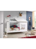 58 aufm Kessel BAUMHAUSBETT Katalyn 214x159x105 aus MDF+Massivholz in Weiß