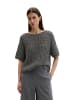 Marc O'Polo Kurzarm-Strickpullover boxy in Oxide Grey