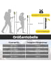 COSTWAY Wanderstöcke faltbar Aluminium 115-130cm in Gelb