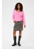 Kaffe Strickpullover KAemelie Loose fit in Pink Power Melange