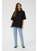 Cream T-Shirt kurzarm CROkina Baggy fit in Pitch Black