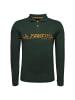 La Martina Langarm-Poloshirt XMP306 XT in dunkelgruen