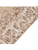Beliani Kurzflor ALMUS in Beige/Braun - (W) 80 x (L) 300 cm