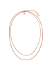 PURELEI Doppelkette Two Layers 45 cm in Rosegold