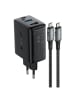 Acefast Acefast 2in1 Ladegerät GaN 65W USB USB-C USB-Adapter HDMI