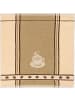 Kracht Frottier, Jacquard Frottier-Geschirrtuch 3er-Pack Espresso in Kaffee