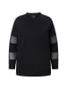 Ulla Popken Sweatshirt in schwarz