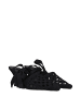 Jacquemus Schwarz Stoff Umschnall- Sandalen