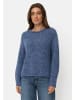 Camel Active Strickpullover mit weiten Ärmeln in Jeansblau