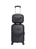 Les P´tites Bombes 2 tlg. Kofferset FRANCETTE-H in Schwarz (31L/9L)