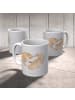 Mr. & Mrs. Panda Kindertasse Otter Herz ohne Spruch in Grau Pastell