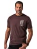 JP1880 Kurzarm T-Shirt in espresso