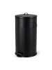 relaxdays Mülleimer in Schwarz - 40 Liter