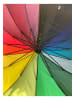 Yuhu Großer Regenbogen-Regenschirm mit Automatik in Mehrfarbig
