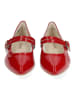 Paul Green Ballerinas in Rot Lack