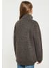 Schmuddelwedda Mädchen (Kids) Strickfleecejacke in Grau Melange