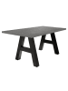58 aufm Kessel ESSTISCH ausziehbar Elia 7 160 x 90 x 75 Esszimmertisch Schwarzstahl/Graphit
