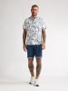 Petrol Industries Allover-Print Shirt Noche in Weiß