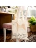 Mr. & Mrs. Panda Büchertasche Akita Inu Herz mit Spruch in Creme