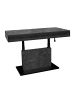 58 aufm Kessel COUCHTISCH Höhenverstellbar Else 2 110x59x60 Holz Keramikoptik Grau