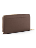 Lazarotti Bologna Leather XL Zip-Around Geldbörse Leder 19 cm in taupe