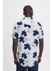 BLEND Kurzarmhemd BHShirt 20716383 lässiges florales Kurzarmhemd in Blau