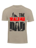 Cotton Prime® Fun-Shirt "THE WALKING DAD" in beige