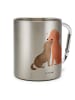 Mr. & Mrs. Panda Tasse Hunde Liebe ohne Spruch in Silber