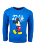 Disney Mickey Mouse Langarmshirt Disney Mickey Mouse in Blau