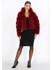 faina Women Jacket in wine red