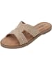 Tamaris Plateau-Pantoletten in COPPER GLAM