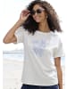 Vivance T-Shirt in creme, himmelblau