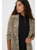 Soaked in Luxury Blazer SLShirley Casual fit in Brown Leopard Print