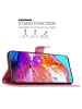 cadorabo Hülle für Samsung Galaxy A70 / A70s Blumen Design in FLORAL ROSA