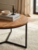 KADIMA DESIGN Couchtisch | Akazie/Metall, 60x60x38cm, Premium