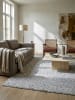 KADIMA DESIGN Teppich Flachgewebe Pflegeleicht MEDWAY Wohnzimmer Modern in Hellblau