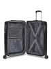 Roncato Airglam 4 Rollen Kofferset 3-teilig mit Dehnfalte nero